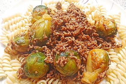Rosenkohl - Hack - Pfanne 1