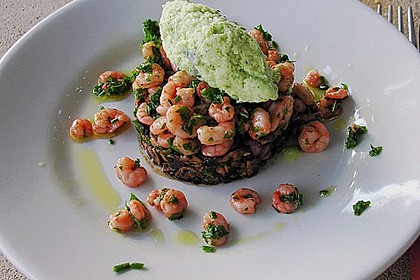 Champignonduxelle mit Zucchinieis