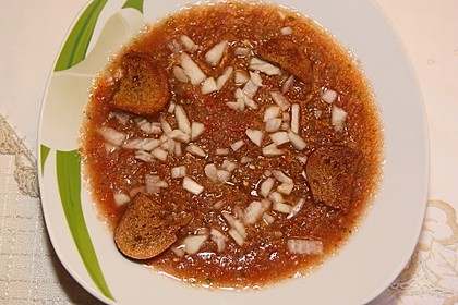 Gazpacho Andaluz - mit Staudensellerie 2