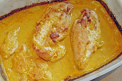 Currysahne - Fleisch