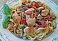 Huhn mit Basilikum und frischen Tomaten