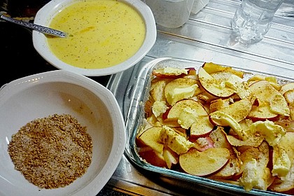 Brotauflauf mit &Auml;pfeln 1