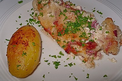 &Uuml;berbackener Blumenkohl 3