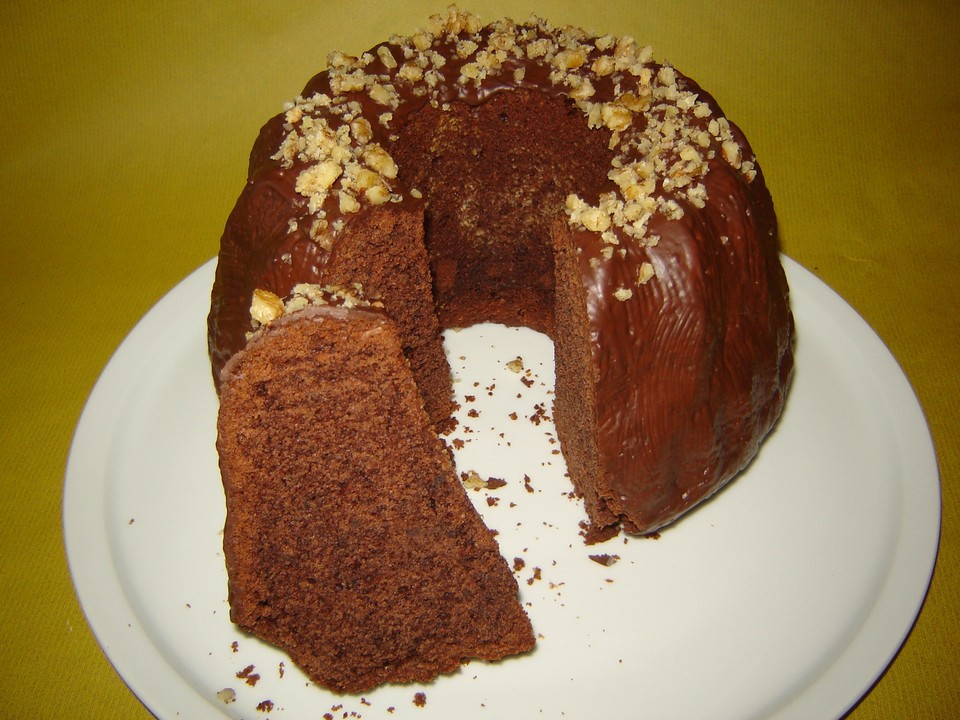 Schokoladenkuchen mit saurer Sahne (Rezept mit Bild) | Chefkoch.de