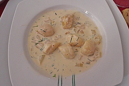 Jakobsmuscheln mit Cherry - Sahnesauce 6