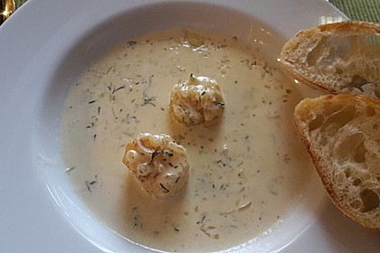 Jakobsmuscheln mit Cherry - Sahnesauce 4