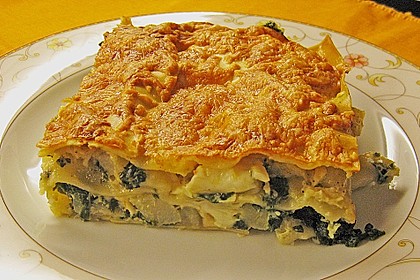 Kohlrabi - Spinat - Lasagne