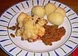 Blumenkohl mit Hackso&szlig;e
