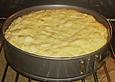 Apfelrahmkuchen mit Mandeln