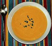 K&uuml;rbis - K&auml;se Cremesuppe (Bild)