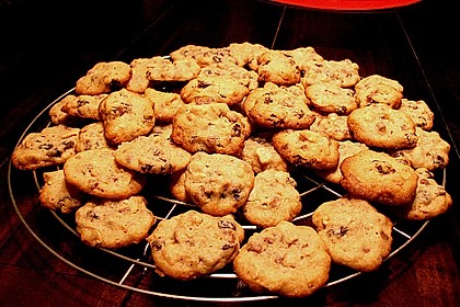 Erdnuss - Rosinen - Cookies