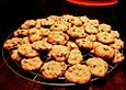 Erdnuss - Rosinen - Cookies