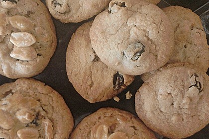 Erdnuss - Rosinen - Cookies 2