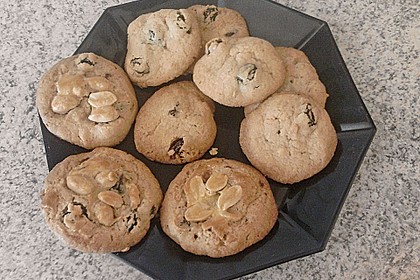 Erdnuss - Rosinen - Cookies 6