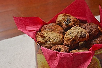 Erdnuss - Rosinen - Cookies 3