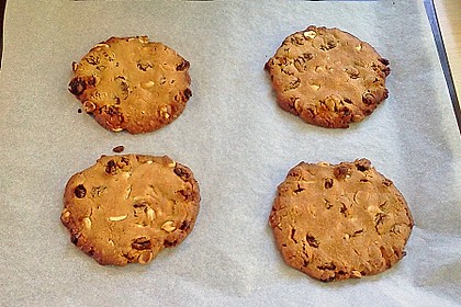 Erdnuss - Rosinen - Cookies 4