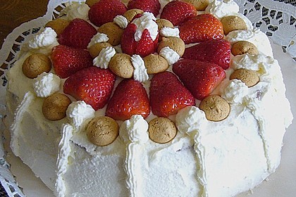 Gewickelte Erdbeer - Tiramisu - Torte 18
