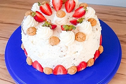 Gewickelte Erdbeer - Tiramisu - Torte 23