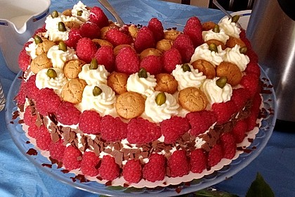 Gewickelte Erdbeer - Tiramisu - Torte 1