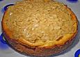 K&auml;sekuchen mit Mandelkaramell