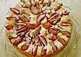 K&auml;sekuchen mit Zwetschgen