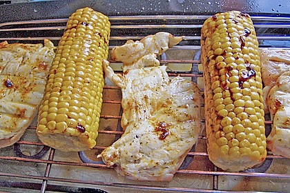 Gegrillte Maiskolben mit Honigbutter 12