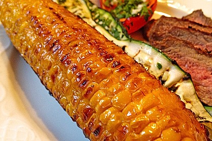 Gegrillte Maiskolben mit Honigbutter 7