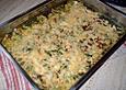 Spinatgratin mit Schinkenkruste