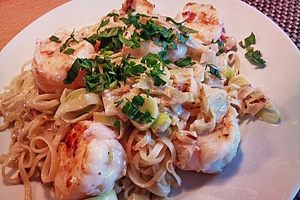 Scampi - Nudeln mit Zitronenso&szlig;e 6