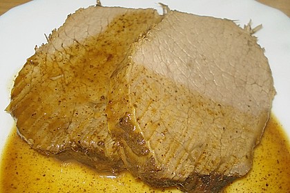 Rindsschmorbraten mit Essig und Rahm 5