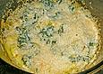 Spinat - Polenta - Auflauf