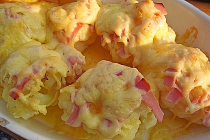 Überbackener Blumenkohl