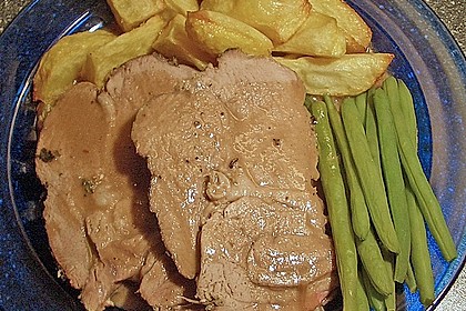 Lammkeule mariniert (Niedrigtemperatur)