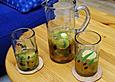 Pfirsich - Caipirinha - Bowle