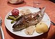 Fisch im Zwiebelbett