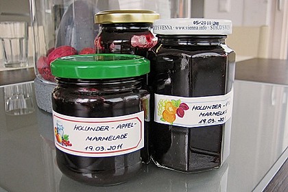 Holunder - Apfel - Marmelade 1