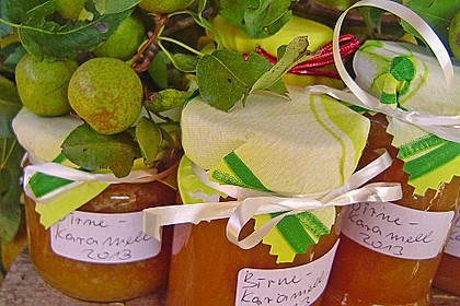 Birnenmarmelade mit Karamell 1