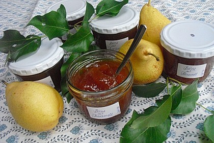 Birnenmarmelade mit Karamell 3