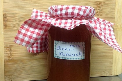 Birnenmarmelade mit Karamell 5
