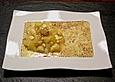 Apfelgr&uuml;tze mit Mandelso&szlig;e