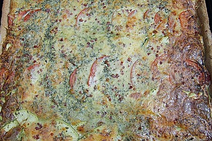 Tomaten - Zucchini - Pizza 1