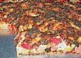 Tomaten - Zucchini - Pizza
