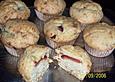 Marzipanmuffins mit Zwetschgen