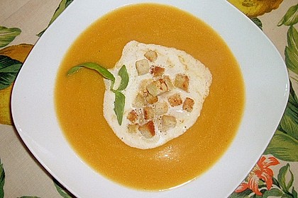K&uuml;rbis - S&uuml;&szlig;kartoffelsuppe