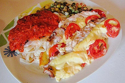 Fisch - Pfanne mit Käse 1
