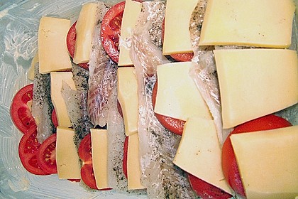 Fisch - Pfanne mit Käse 2