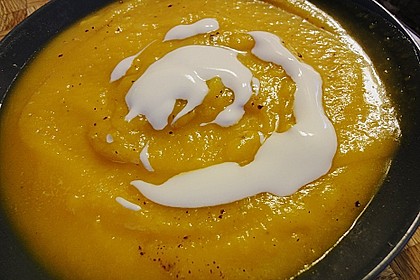 K&uuml;rbiscreme Suppe 4