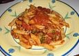 Pasta mit Tomaten - Brokkoli - Sauce und Pesto ala Andreas