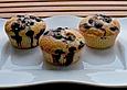 Wei&szlig;e Schokoladen - Blaubeer Muffins
