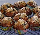 Wei&szlig;e Schokoladen - Blaubeer Muffins (Bild)